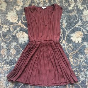 Aritzia, maroon, mini dress